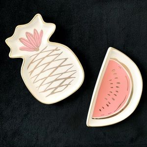 Fruit Trinket Tray Set